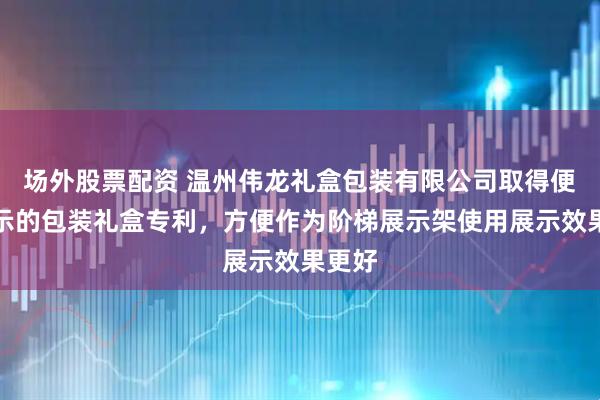 场外股票配资 温州伟龙礼盒包装有限公司取得便于展示的包装礼盒专利，方便作为阶梯展示架使用展示效果更好