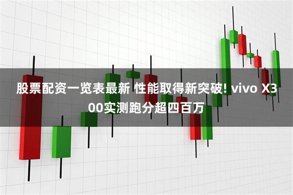 股票配资一览表最新 性能取得新突破! vivo X300实测跑分超四百万